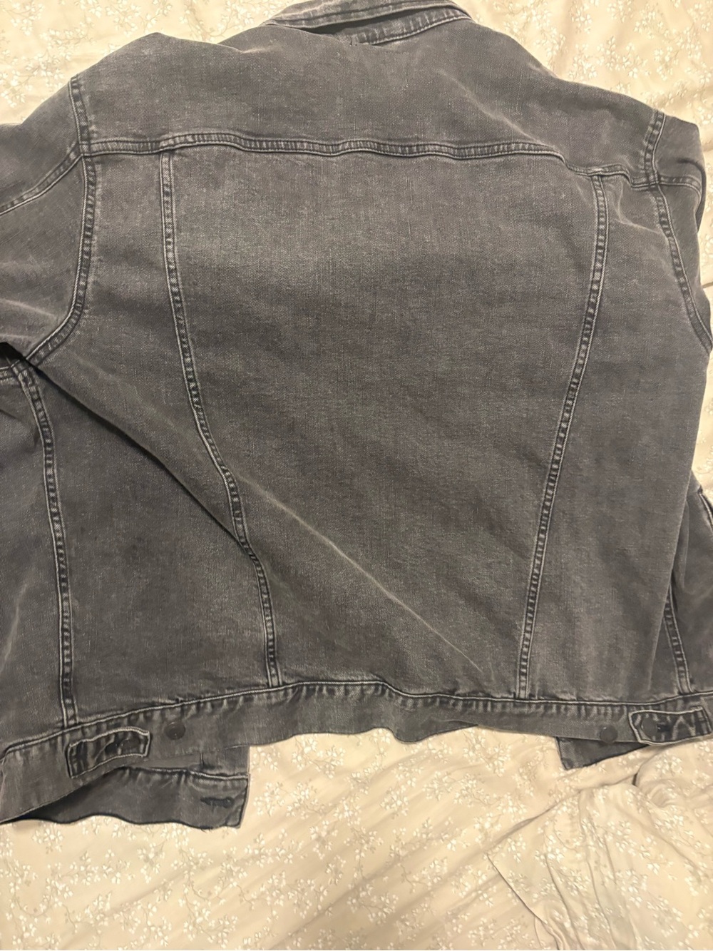 Old Navy Men's Faded Black Denim Jacket